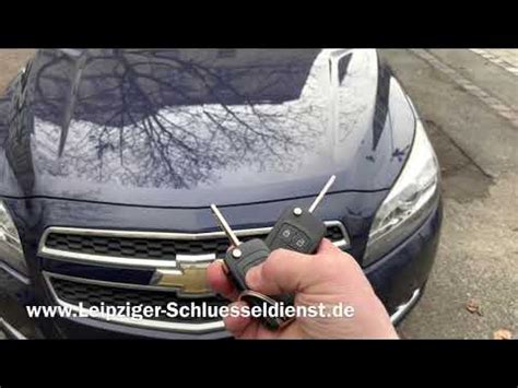 Schlüsselersatz für den Chevrolet Malibu - So können Sie Ihren Autoschlüssel nachmachen